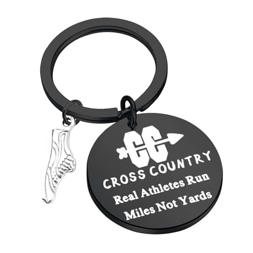 AKTAP Marathon Runners Gifts Cross Country Jewelry Fitness Exercise Gift - color: Cr-ss Cou-try Black K