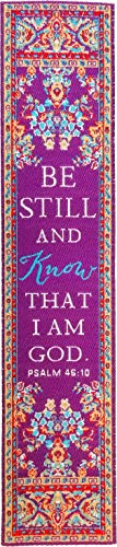 Sisters Gift, Themed Assortment of 4 Woven Fabric Bible Verse Bookmarks, Silky Soft & Flexible Religious Bookmarkers for Novels Books & Bibles, Woven Design, Memory Verse Gift - color: Sisters Gift