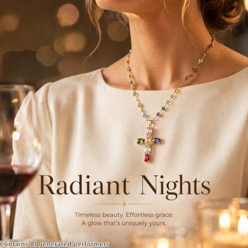 Colorful Crystal Rainbow Symbol Pendant Alloy Clavicle Necklace - color: coloful3
