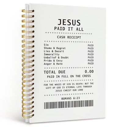 Christian Notebook,Church Notes Journal,Jesus Notebook - color: Jesus