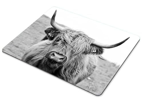 TSSOHU Rectangle Mouse Pad, Highland Cattle Premium-Textured Custom Mouse Mat Design,Washable Mousepads Lycra Cloth,Non-Slip Rubber Base Computer Mousepad Personalized for Wireless Mouse, WMJMP2439 - color: WMJ139