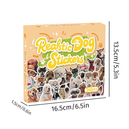200 PCS Holographic Dog Stickers Pack - Cute Animal Puppy & Funny Dog Meme Stickers Decals for Journaling Laptop Scrapbook Water Bottles Suitcase Snowboard - with Elegant Foil Gifts Box - style: 200 PCS Holographic Dog Meme Stickers - With Gifts Box