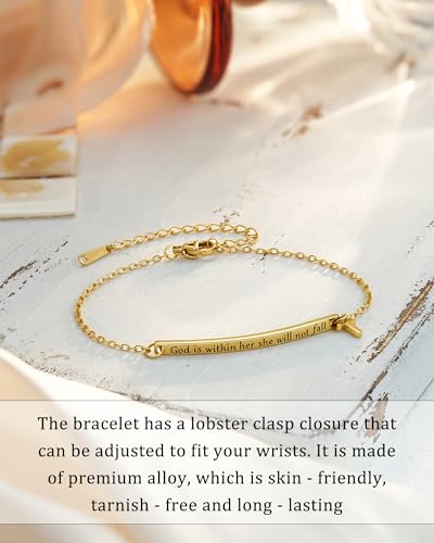Christian Jewelry Gifts Bible Verse Bracelet for Women Girls
