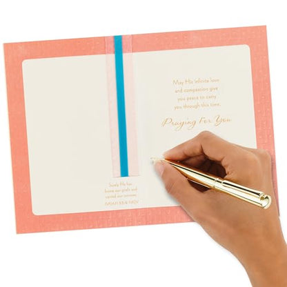 Hallmark DaySpring Religious Sympathy Card (God is Near) - size: 5 inches x 7.2 inches, style: God is Near