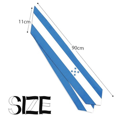 Graduation Satin Sash Scarf 72" Stole - color: Honduras Flag