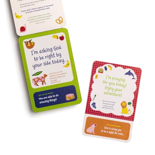 100 Pass-Along Lunch Box Notes for Kids: Prayers to Share (Shareable Messages of Encouragement with a Prayer, Scripture, and 'Just So-You-Know' Affirmations)