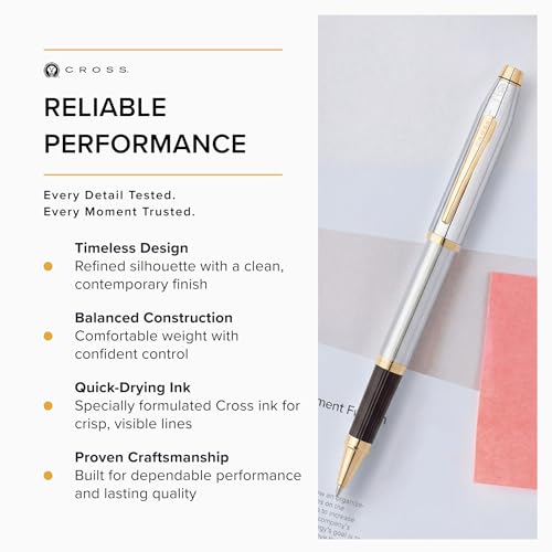 Cross Century II Medalist Rollerball Pen, Medium Point, Black Ink - color: Medalist