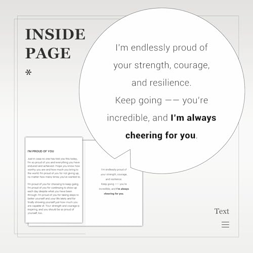 Encouragement Cards for Women Men, Thinking of You, Proud of You Cards - color: DXI#048