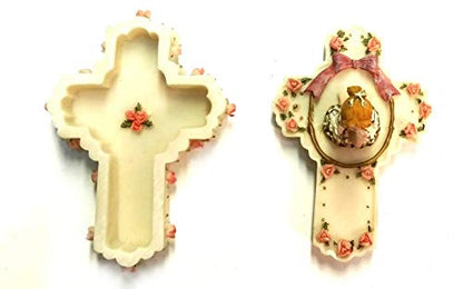 First Communion Keepsake Box 2.25 x 3.25 inches (Pink) - color: Pink