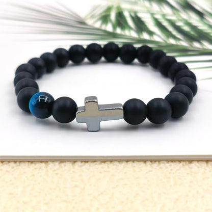 First Day of School Bracelets, Back to School Bracelets Mommy and Me - color: 1PCS Black