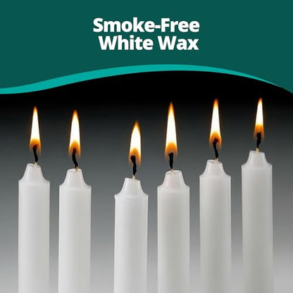 Concordia Supply 6.5" x 1/2" White Candlelight Vigil Candles, Box of 250 - size: 6.5 inches, style: 250ct