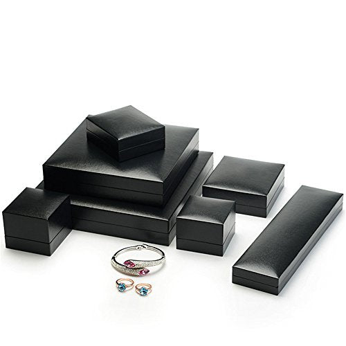 Oirlv Black Necklace Case,Big Necklace Gift Box for Women,Jewelry Set - color: Jewelry set box