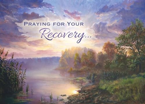 Warner Press G3494 Wishing You Well Boxed Assorted Get Well Cards with KJV Scripture - Box of 12