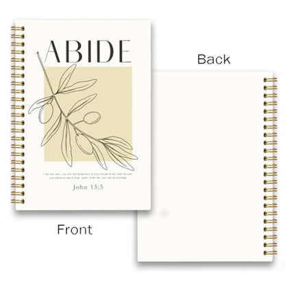 Bible Verse Journaling Notebooks for Women, Christian Women Gifts, Inspirational Christian Spiral Notebook Journal for Teen Girls, John 15:5, 5.8x8.3 in - color: John 15:5