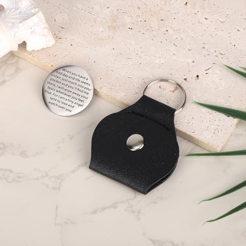 Mikovivi Pocket Angel Hug Coin Token Keychain