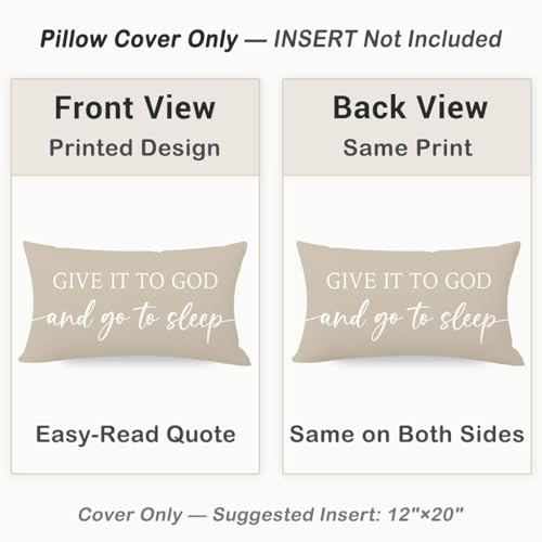 Warm Beige Lumbar Pillow Covers 12x20 Inch Set of 2 - color: Warm Beige