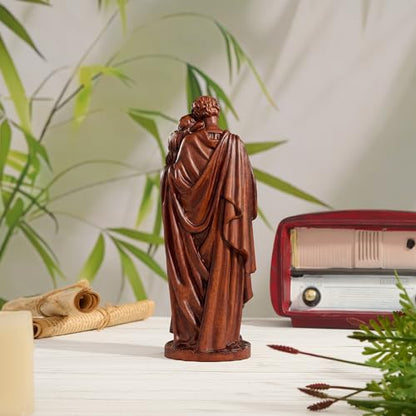 BGCarvedGrace St.Joseph Holding Baby Jesus Statue - color: St.joseph, size: 4 Inch