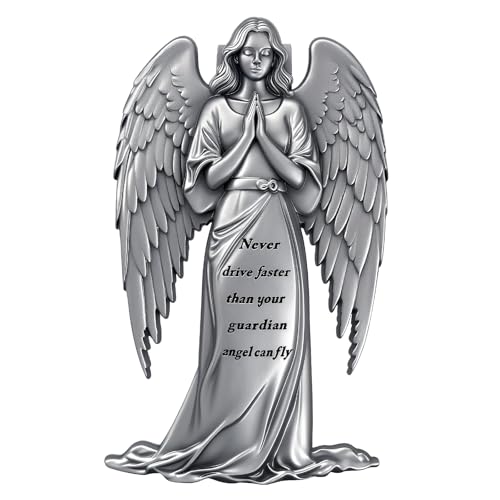 Guardian Angel Visor Clips for Cars，Reads Never Drive Faster Than Your Guardian Angel CAN Fly, New Driver Gifts, Car Accessories