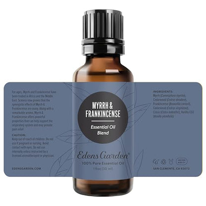 Edens Garden Myrrh & Frankincense 100% Pure Essential Oil Blend 30 ml - size: 1 Fl Oz (Pack of 1)