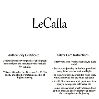LeCalla 925 Sterling Silver Long Drop Earrings for Women | Lightweight Long Tassel Chain Threader Drop Dangle Earring for Women - color: Black Triangle Drop