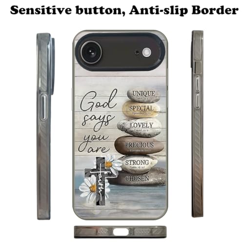 God Cross Wood Grain Phone Case Compatible with iPhone 17 Air Case - color: Pattern 3, size: for iPhone 17 Air