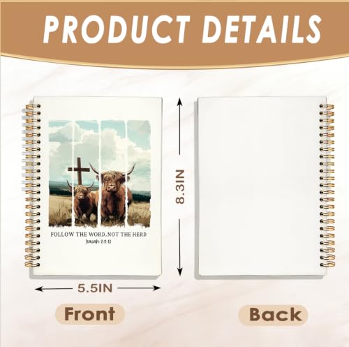 Bible Journal for Women, Christian Gifts for Women - color: Christian Notebook-white