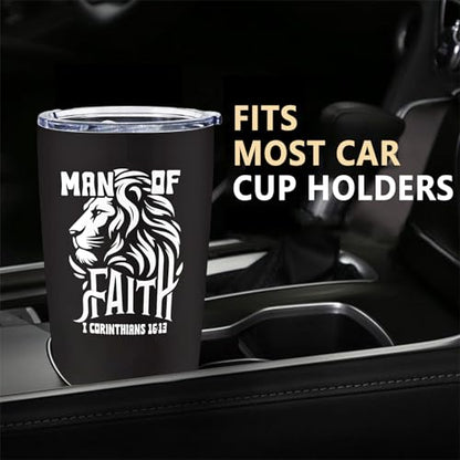 Christian Gifts for Men, Man of God Coffee Tumbler 20oz