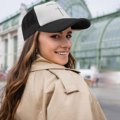 Y'Alls Need Jesus Hats Funny Cap for Grandma - color: Jesus is Kinggallblack5