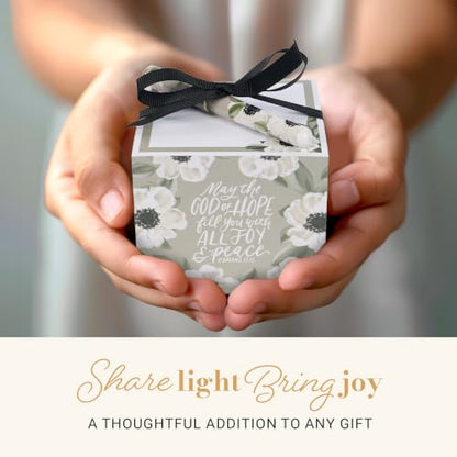 Christian Art Gifts Note Cube & Pen: God of Hope Romans Bible Verse - color: God of Hope