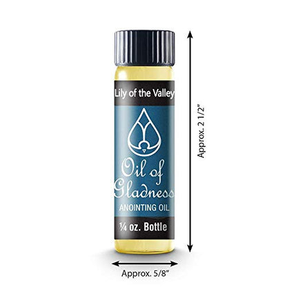 Oil of Gladness Lily of The Valley Anointing Oil - Oil for Daily Prayer, Ceremonies and Blessings 1/4 oz - size: 1/4 Ounce