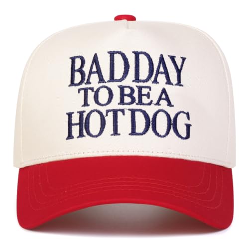 Trendy Embroidered Baseball Cap for Men & Women, Adjustable Snapback Hat for Casual Wear - color: Red Beige 621