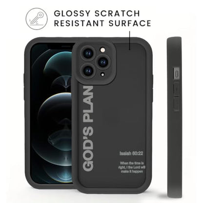 Stylish God's Plan Isaiah 60:22 Bible Verse Jesus Cross Christian Phone Case for iPhone 17e/iPhone 16e Case Shockproof Soft Protective for Women Cover Funda for iPhone 17e/iPhone 16e 6.1 Inch - color: Christian