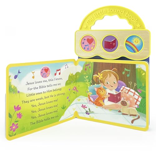 Jesus Loves Me 3-Button Sound Board Book for Babies and Toddlers (Little Sunbeams)