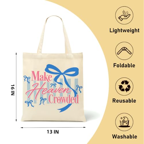 Faith Canvas Tote Bag, Christian Gifts for Women Mama Sister Inspirational Bible Verse Birthday Christmas - color: Christian Aesthetic 882