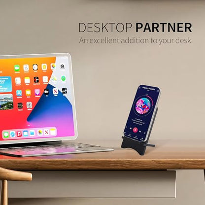 Solid Wood Simple Phone Stand, Desktop Stand,Tablets Tablet Display Stand, Compatible with All Phones (Black Wood) - color: Black Wood