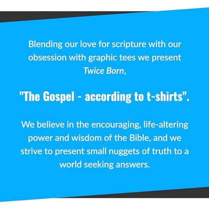 Twice Born Christian Faith Graphic T-Shirt, (It is Finished), Religious, Jesus, Bible Believing Apparel, for Men & Women - size: Medium