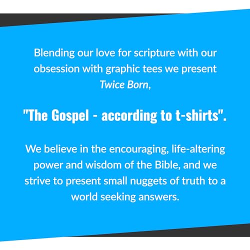 Twice Born Christian Faith Graphic T-Shirt, (It is Finished), Religious, Jesus, Bible Believing Apparel, for Men & Women - size: Large