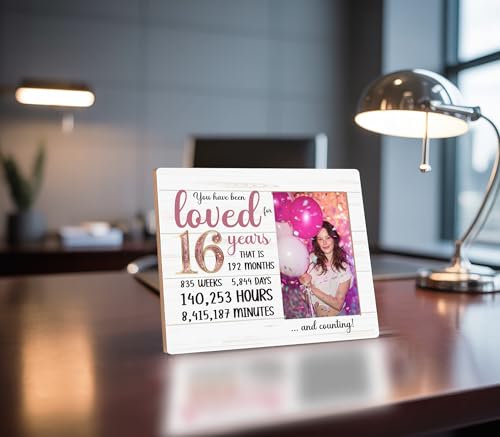 Sweet 16 Gifts for Girls Picture Frame - color: sweet 16