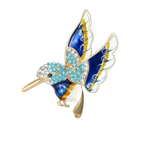 Enamel Bird Theme Brooch Pin for Women, Vintage Flying Bird Lapel Pin - color: Bird6
