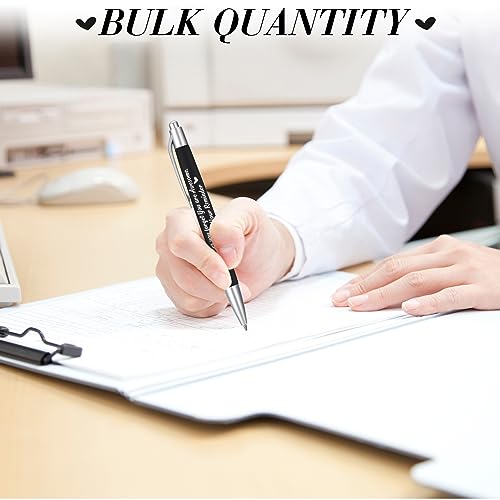 Yeaqee 100 Pcs Motivational Pens, Black, Positive - color: Black, style: Positive