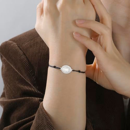 VASSAGO Saint Benedict Medal Bracelet Medalla De San Benito - color: S-B string