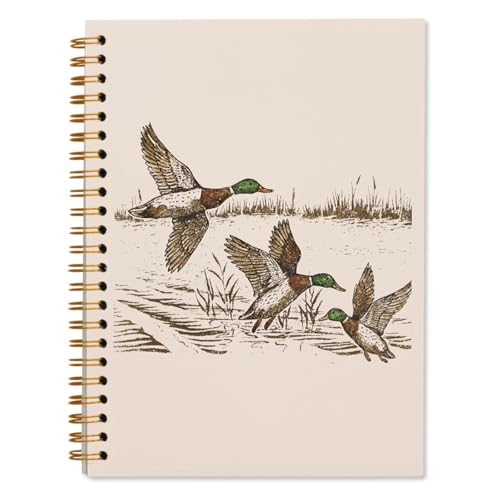 Vintage Mallard Duck Journal Notebooks, Duck Notebook Journal, Journaling Notebooks for Women Work Office School Supplies, Gifts for Women, Spiral Notebook 5.5x8.3 - color: Duck