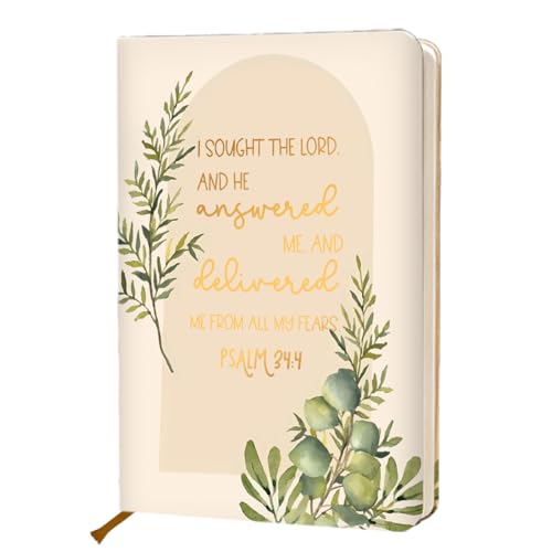 Bible Verse Lined Journal Notebook for Women Men, Christian Gifts for Women - color: Multi 0337