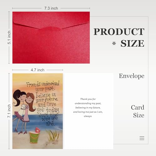 Encouragement Get Well Card for Women, Thinking of You Cards for Friends - color: DXI#053