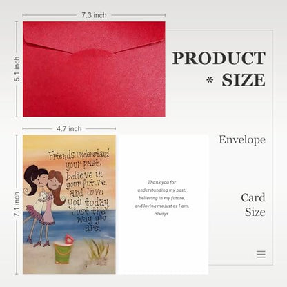 Encouragement Get Well Card for Women, Thinking of You Cards for Friends - color: DXI#053