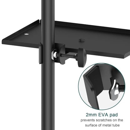 Microphone Stand Tray Clamp On Mic Stand Rack Tray Attach Holder