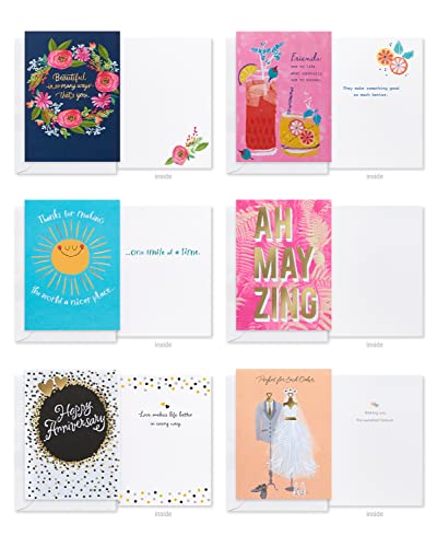 American Greetings 41-Count All-Occasion Greeting Card Pack, Assorted Colorful Designs