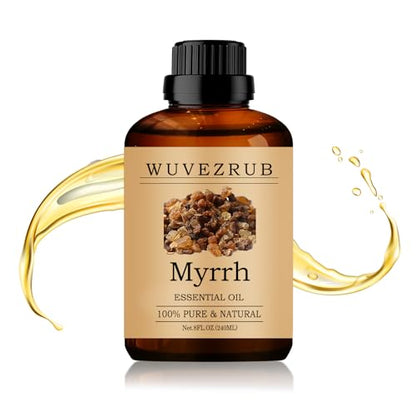 Myrrh Essential Oil for Diffuser & DIY -8 Fl Oz （240ML） - size: 8 Fl Oz (Pack of 1)