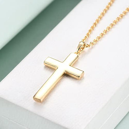 Baptism Cross Necklace for Women,First Communion Cross Necklaces Jewelry Gifts for Women - color: G Cross