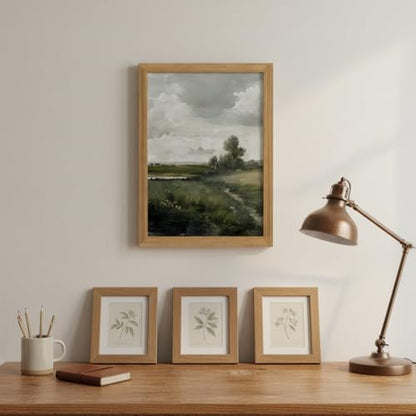 smvexyl Framed Landscape Wall Art, Neutral Nature Canvas Print, 8x10 - color: fengjingshu, size: 10"L x 8"W